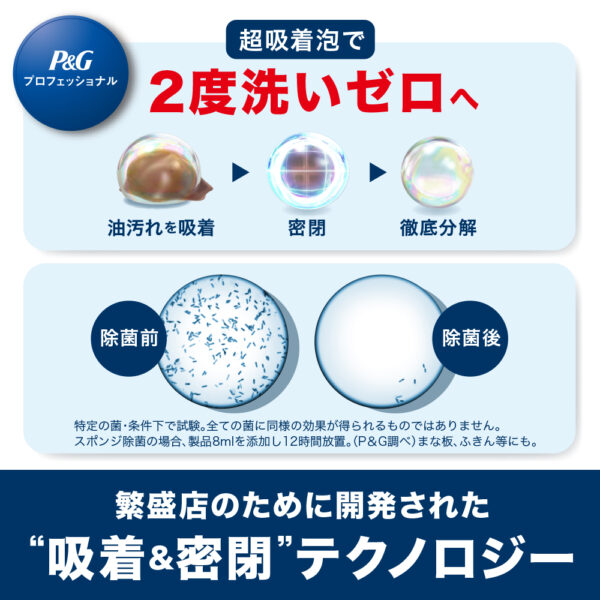 P＆G プロフェッショナル 除菌ジョイコンパクト 業務用 4L×3 - 画像 (6)